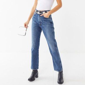 AGOLDE Pinch Waist High Rise Kick Jeans sz 27 (fits like a 26)